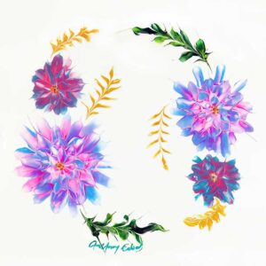 Dahlia - Simple Wreath