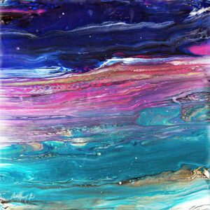 Coastal Sea - Turquoise Sunset
